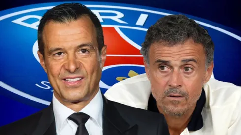 Jorge Mendes y Luis Enrique.