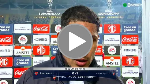 Paolo Guerrero feliz con su debut con LDU