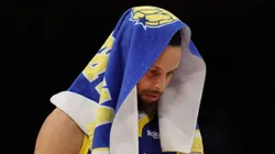 Stephen Curry con Warriors en el 2023.