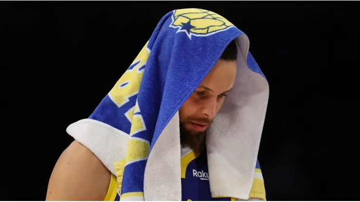 Stephen Curry con Warriors en el 2023.