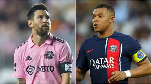 Lionel Messi y Kylian Mbappé.