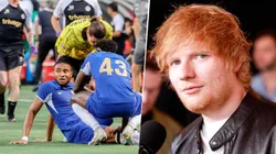 Acusan a Ed Sheeran por incidir en la lesión de Nkunku.