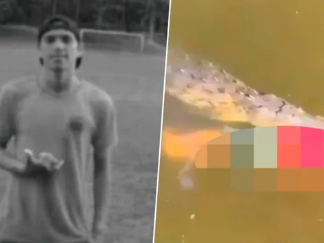 Terribles imágenes: Un futbolista fue devorado por un cocodrilo en Costa Rica