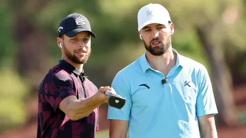 Stephen Curry y Klay Thompson.