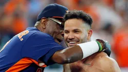 Dusty Baker y José Altuve.