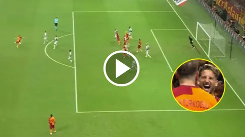 Dries Mertens marcó un golazo en la fase previa de la Champions League.