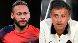 Neymar todavía no sumó minutos con Luis Enrique en el PSG. Getty Images.