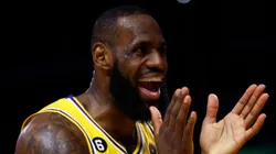 LeBron James con Los Angeles Lakers en la NBA 2023.