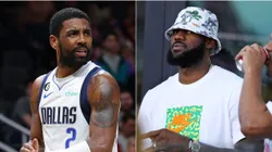 Kyrie Irving y LeBron James.