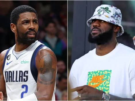 Irving estalló y le respondió al mensaje que sin LeBron no gana en la NBA
