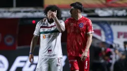 Marcelo, desconsolado en el partido entre Argentinos y Fluminense.