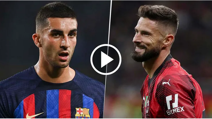 Barcelona vs. Milan por un amistoso.