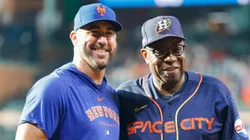 Justin Verlander y Dusty Baker.