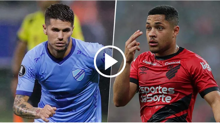 Bolívar vs. Atlético Paranaense por la Copa Libertadores.