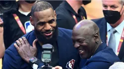LeBron James y Michael Jordan