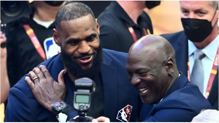 LeBron James y Michael Jordan