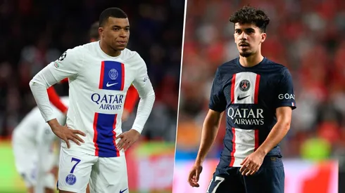 Vitinha se postula como una de las soluciones del frente de ataque ante la ausencia de Kylian Mbappé. Getty Images.