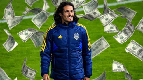 Edinson Cavani recibe una millonada en Boca Juniors. Getty Images