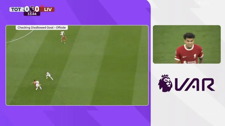 El offside mal cobrado a Luis Díaz, que pudo haber cambiado el partido.