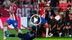 La patada de Nacho y un entredicho con Stuani casi termina mal.