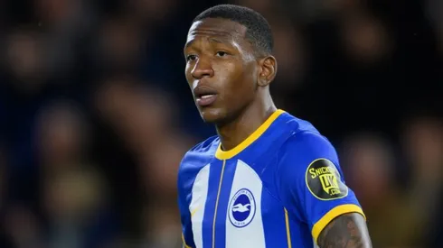 BRIGHTON, ENGLAND - MAY 04: Brighton & Hove Albion's Pervis Estupinan during the Premier League match between Brighton & Hove Albion and Manchester United at American Express Community Stadium on May 4, 2023 in Brighton, United Kingdom. (Photo by David Horton - CameraSport via Getty Images)