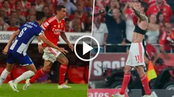 Ángel Di María, héroe del Clásico de Portugal para Benfica.