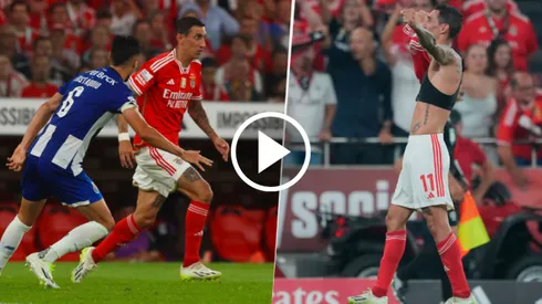 Ángel Di María, héroe del Clásico de Portugal para Benfica.