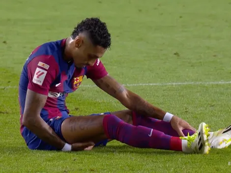 Raphinha sufre nueva lesión y se retira entre lagrimas
