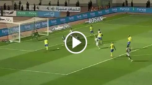 Cristiano Ronaldo no pudo marcar en el primer tiempo ante Al Tai.