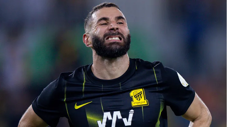 Karim Benzema y una misteriosa lesión en Al-Ittihad
