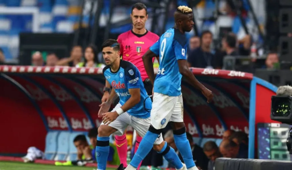 Gio Simeone y Victor Osimhen: Getty Images