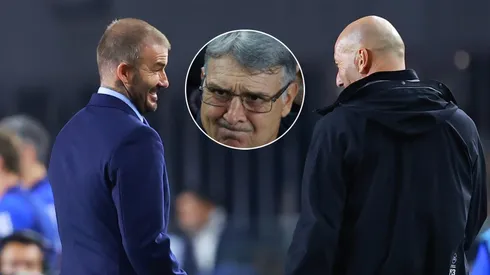 David Beckham, Gerardo Martino y Zinedine Zidane.