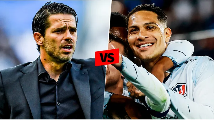 Fernando Gago y Paolo Guerrero.