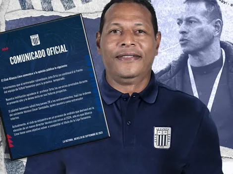 Alianza Lima anunció la salida de su entrenador principal en el fútbol femenino: John Ortiz