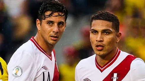 Claudio Pizarro y Paolo Guerrero.