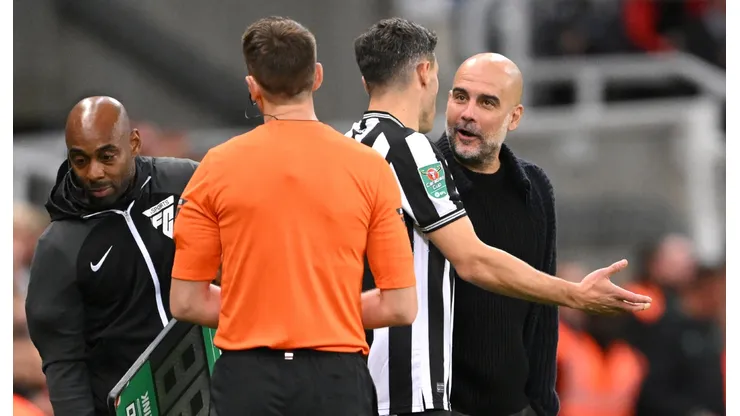 Pep Guardiola vs. Newcastle.