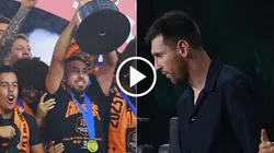 Héctor Herrera y Lionel Messi.