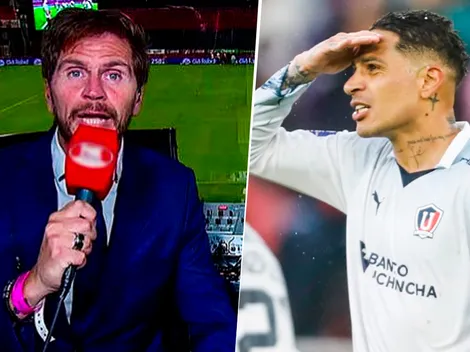 'Pollo' Vignolo llenó de elogios a Paolo Guerrero tras su doblete con Liga de Quito