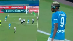 El nigeriano volvió a marcar y tuvo un particular festejo en medio de la polémica por TikTok