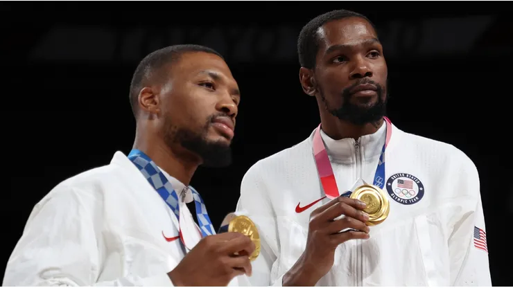 Damian Lillard y Kevin Durant.