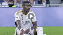 Preocupación en el Real Madrid, David Alaba pidió el cambio y se fue directo al vestuario
