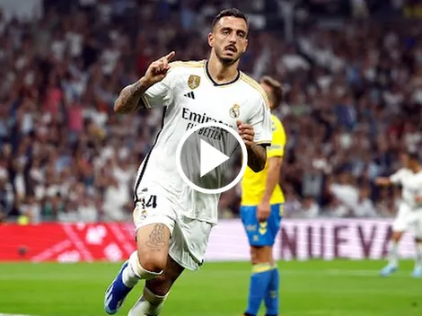 Cabezazo y a cobrar, Joselu se saca la mufa y convierte el segundo del Real Madrid
