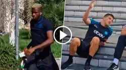 Victor Osimhen ignoró a Denme y Zielinski