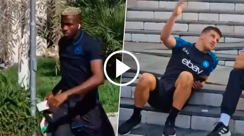 Victor Osimhen ignoró a Denme y Zielinski