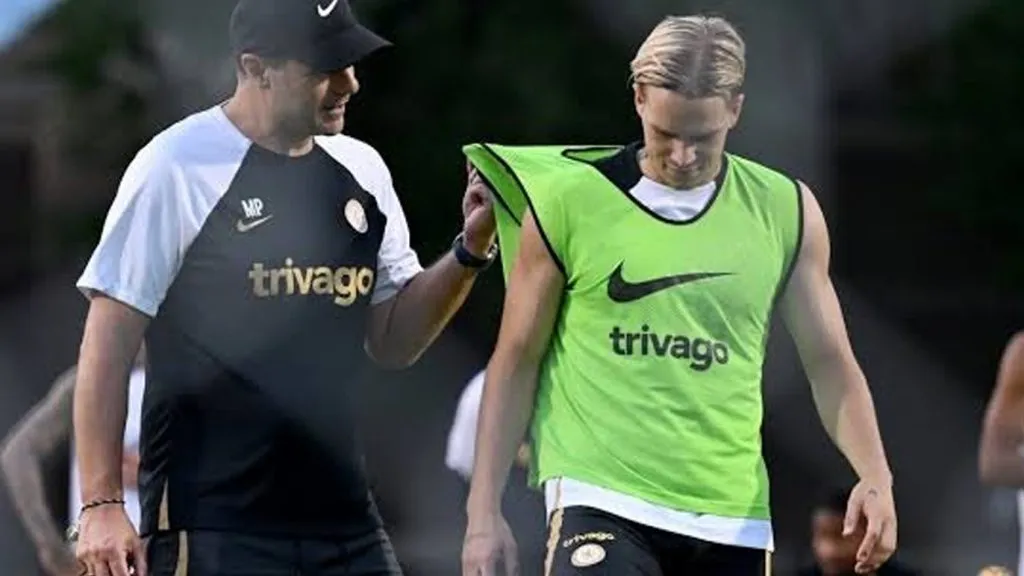 Pochettino y su entrenamiento especial con Mudryk.