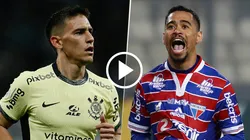 Corinthians vs. Fortaleza por la Sudamericana.
