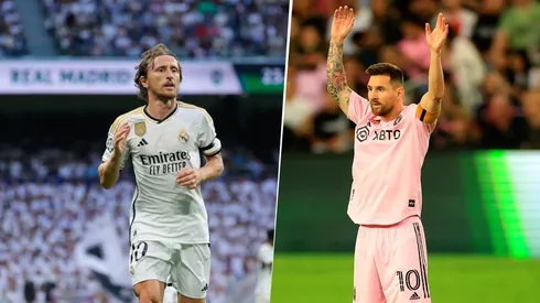Luka Modric podría dejar al Real Madrid en enero para sumarse al Inter Miami de Lionel Messi. Getty Images.