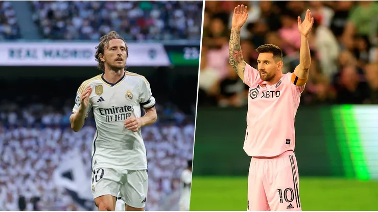 Luka Modric podría dejar al Real Madrid en enero para sumarse al Inter Miami de Lionel Messi. Getty Images.