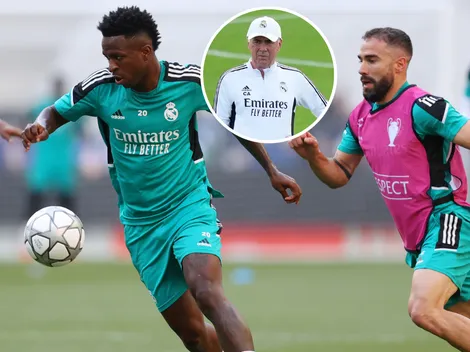 Ancelotti confirmó los regresos de Vinícius y de Carvajal