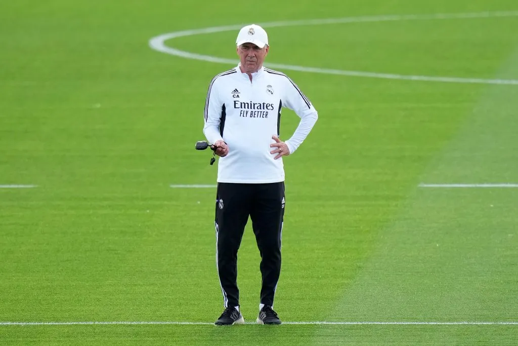 Carlo Ancelotti recuperó a Vinícius Júnior y a Dani Carvajal. Getty Images.